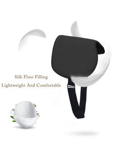 Gerenic Adjustable Comfort Blindfold Eye Patch, for Sleeping, Lounging and Traveling,Black  - Image 4