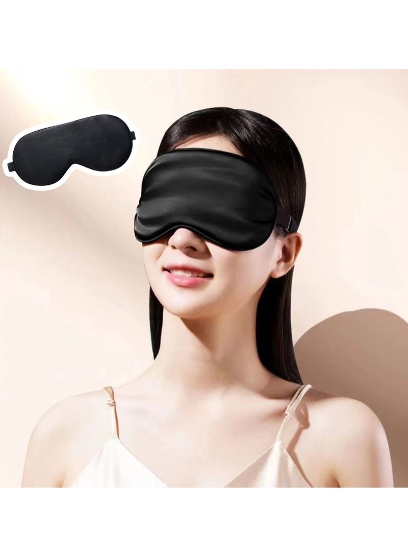 Gerenic Adjustable Comfort Blindfold Eye Patch, for Sleeping, Lounging and Traveling,Black  - Image 5