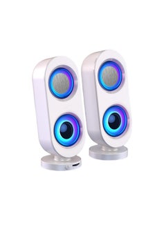 M MIAOYAN Computer audio desktop speaker subwoofer wired Bluetooth dual-purpose USB interface multi-purpose high-volume audio  - Image 1
