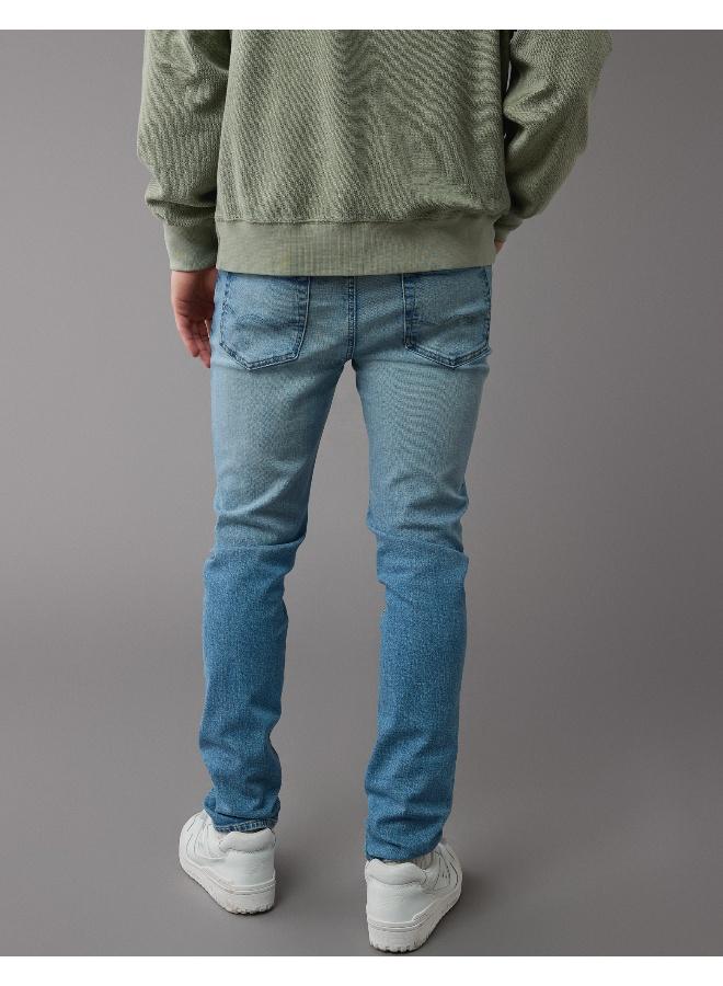 American Eagle Airflex+ Mid Wash Skinny Fit Jeans  - Image 2