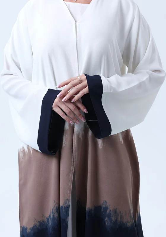 MSquare Fashion CEY Lightweight Triple Shade Abaya with Sheila