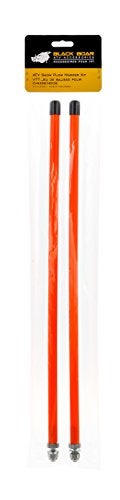 Black Boar Camco Black Boar ATV/UTV Snow Plow Marker Kit | Features a High Visible Florescent Orange Color & Designed with High-Density Polyethylene with Flexible Vinyl End Caps | 18-Inches (66029) - Image 3