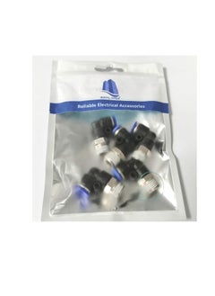 Generic PU Pipe & Fittings Polyurethane | Pneumatic Pipe Push in to Connect Fittings (Male Elbow - Pack of 5, 6mmx3/8")  - Image 1