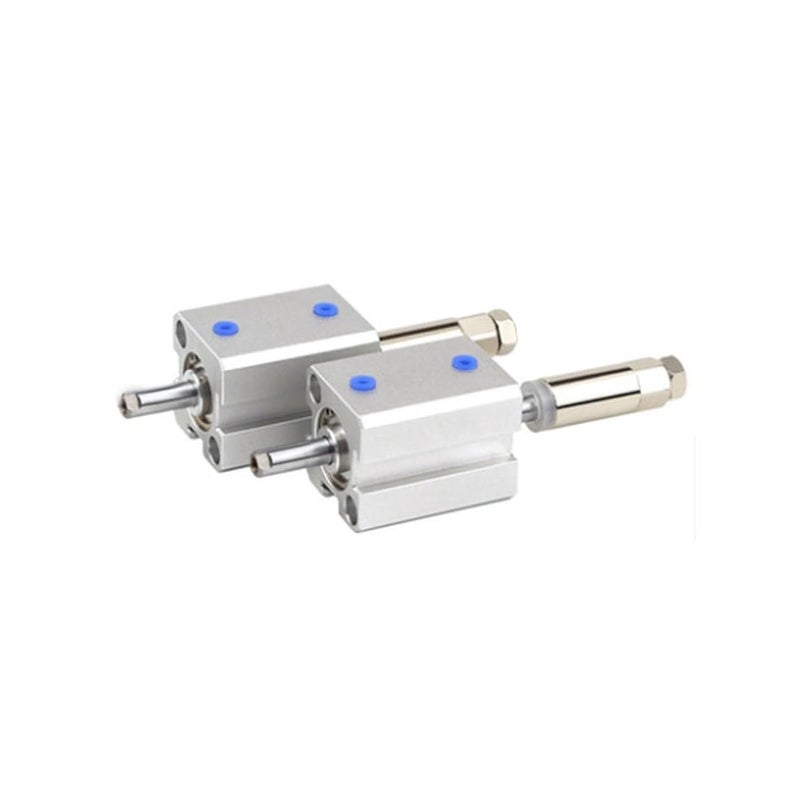 SDAJ12/16 Double Acting Piston Aluminum Alloy Adjustable Stroke Compact Thin Air Pneumatic Cylinder, Stroke 20-50mm Joyful(SDAJ12x50-30) - Image 1