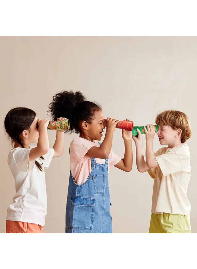 MiDeer كاليودوسكوب للأطفال - موضوع يوم في حديقة الحيوان | لعبة كلاسيكية متينة مع عدسة واضحة كريستالية لاكتشاف بصري، لعبة حسية محمولة للأطفال الصغار والأطفال من عمر 3 سنوات وما فوق - Image 3