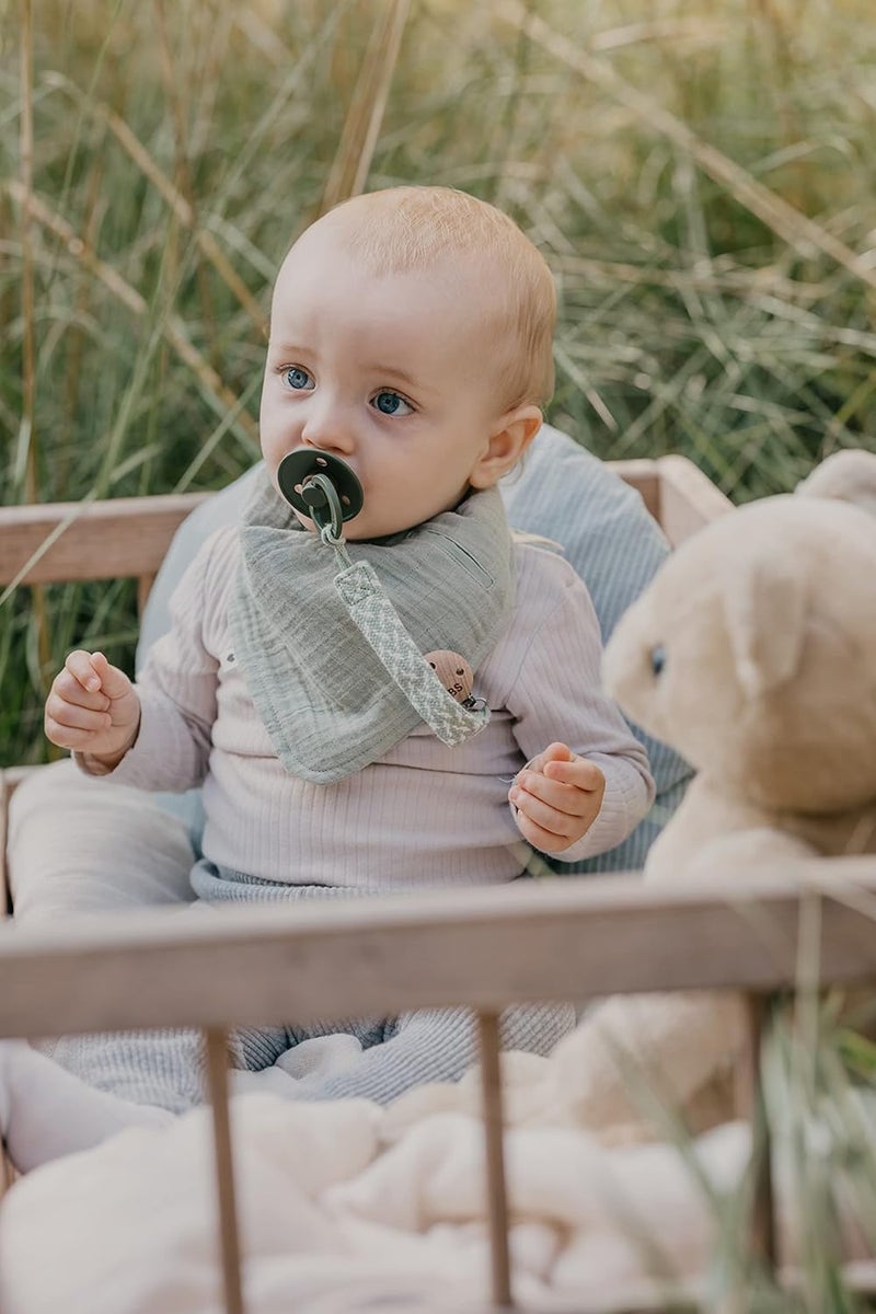 Bibs Bandana Bib in Baby Blue - 100% Organic Cotton - Image 4