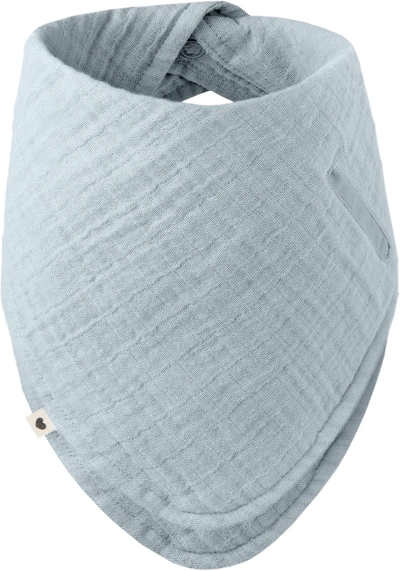 Bibs Bandana Bib in Baby Blue - 100% Organic Cotton - Image 1