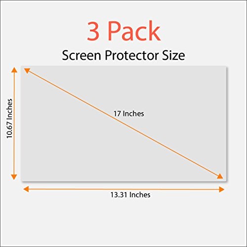 EZ-Pro Screen Protector Anti Blue Light Screen Protector (3 Pack) for 17 Inches Desktop Monitor with Aspect Ratio 5:4. Filter out Blue Light and relieve computer eye strain to help you sleep better - Image 5