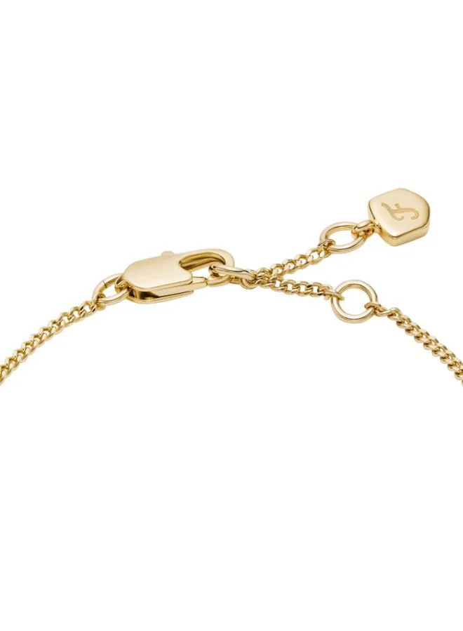 Fossil  JA7296710 Base Metal Jewelry with Cubic Zirconia for Women | Best Price UAE
