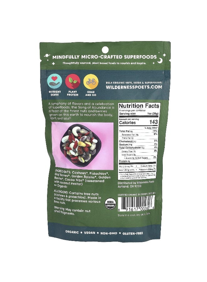 Wilderness Poets Wilderness Poets, Wild Mix, Abundance Trail Mix, 8 oz (226 g)  - Image 2