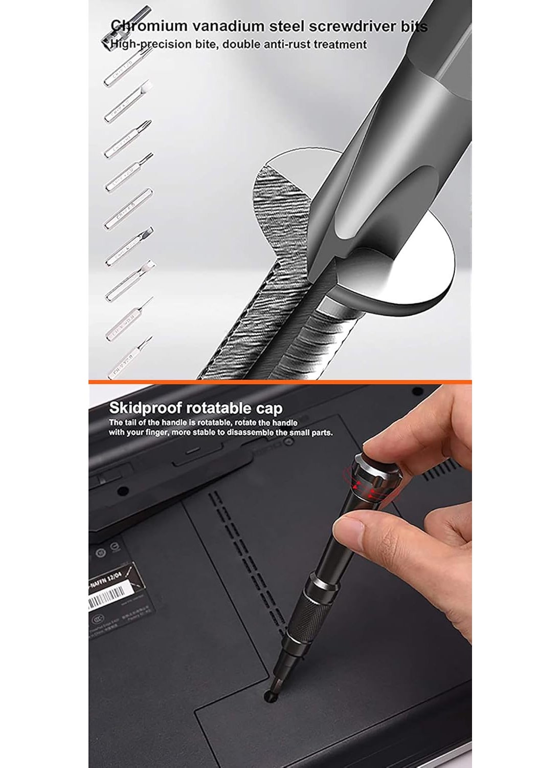 Harden Harden 50Pcs Precision Black Screwdriver Set - 550150  - Image 5