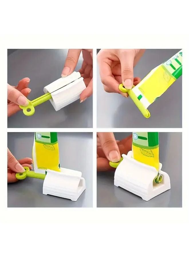 4pcs Manual Toothpaste Dispenser Hygienic One Touch Squeezer Handheld Tube Saver For Travel - Image 3