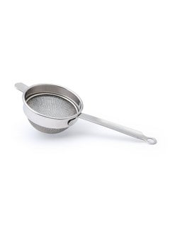 Kuber Industries Kuber Industries Stainless Steel Double Mesh Tea Strainer Chalni 10 cm Diameter (Silver) (CTKTC01764)  - Image 1