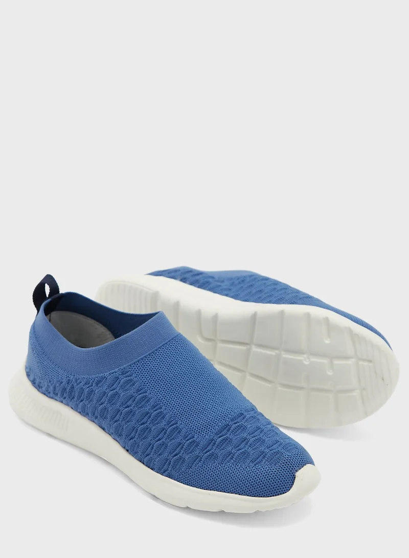 Ginger Honeycomb Knit Pull On Comfort Shoe