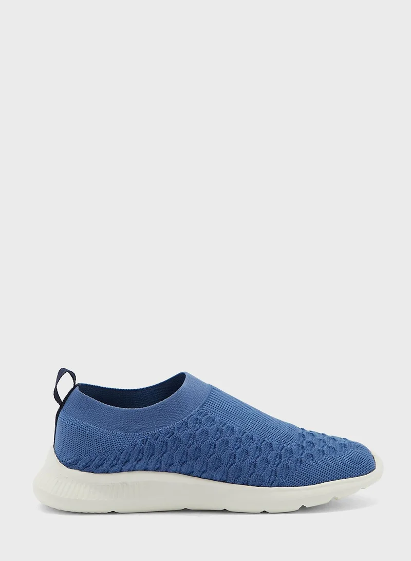 Ginger Honeycomb Knit Pull On Comfort Shoe
