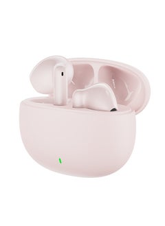 Mezone MEPODS True Wireless Bluetooth Earbuds with Touch Control, Powerful Bass, Bluetooth 5.3 Earphones, 5-6 Hours Playtime & Built-in Microphone, Pink  - Image 1