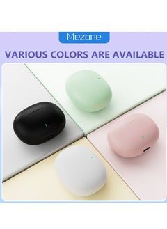 Mezone MEPODS True Wireless Bluetooth Earbuds with Touch Control, Powerful Bass, Bluetooth 5.3 Earphones, 5-6 Hours Playtime & Built-in Microphone, Pink  - Image 2