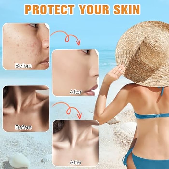Rednow Tinted Sunscreen for Face SPF 50,Universal Protector Solar Con Color,Face Sunscreen Moisturizer,Hydrating Sun Essence Face Sunscreen Hydrating,No Sticky | Travel Size Sunscreen(2PCS) - Image 5