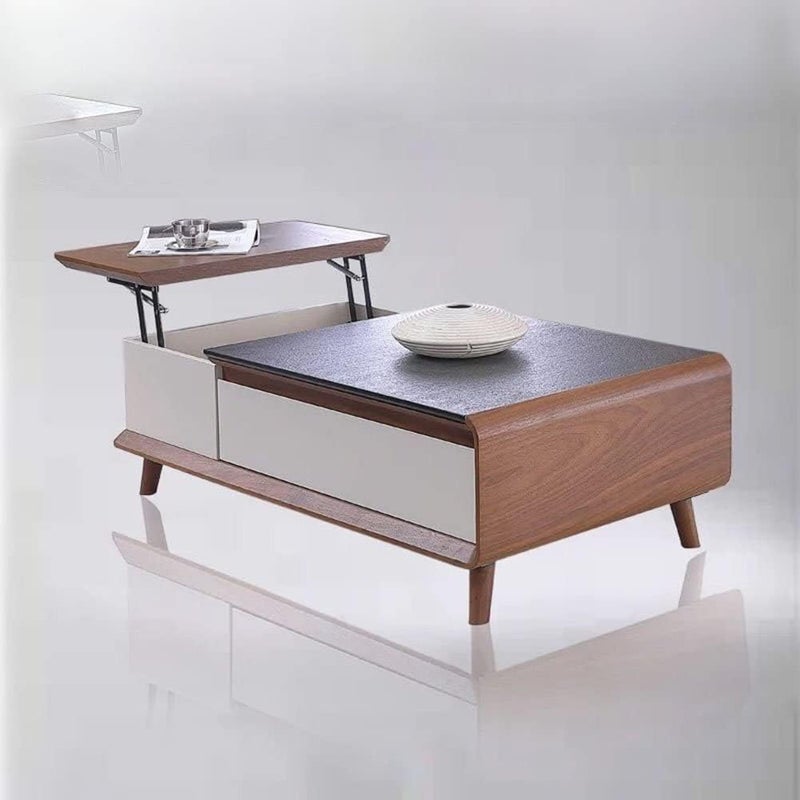 MSOBAIW 1 Pair Coffee Table Spring Hinge with Pneumatic Lift Mechanism for Coffee Table - Image 2