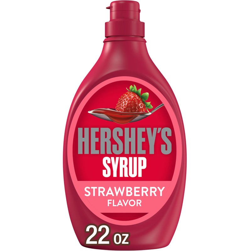 HERSHEY'S Strawberry Flavored Syrup Bottle, 22 oz - Image 2