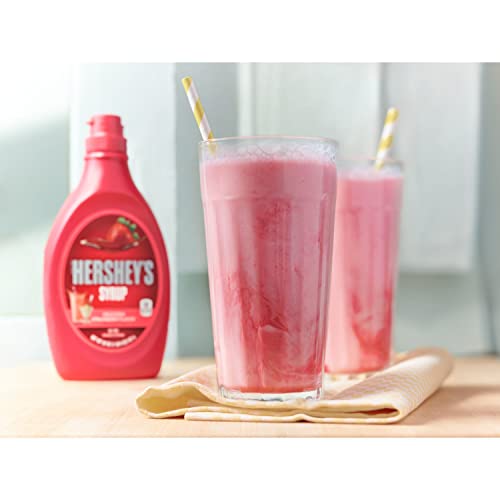 HERSHEY'S Strawberry Flavored Syrup Bottle, 22 oz - Image 5
