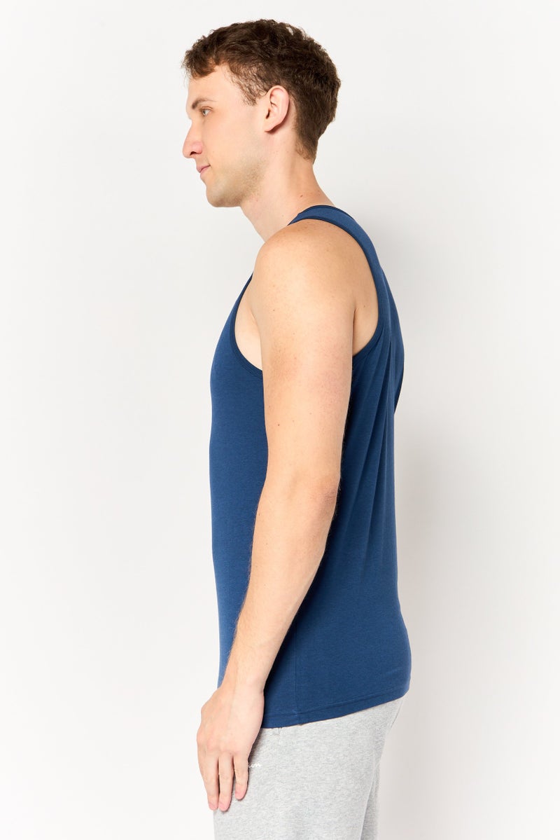 PUMA Men Sportswear Fit Sleeveless Everyday Training Vest, Slate Blue - Image 4