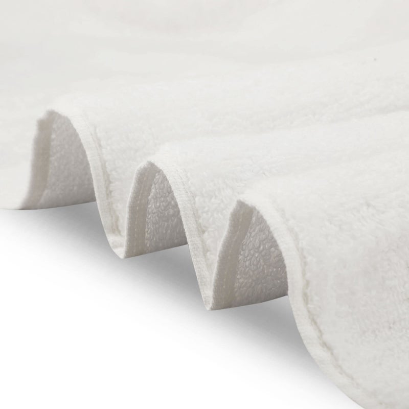 LUSH & BEYOND Lush and Beyond, 500 GSM Hand Towel Set of 1| 100% Cotton |Ultra Soft, Absorbent & Quick Dry Towel for Gym, Pool, Travel, Spa and Yoga, Size 26X14 inches (White.) - Image 4