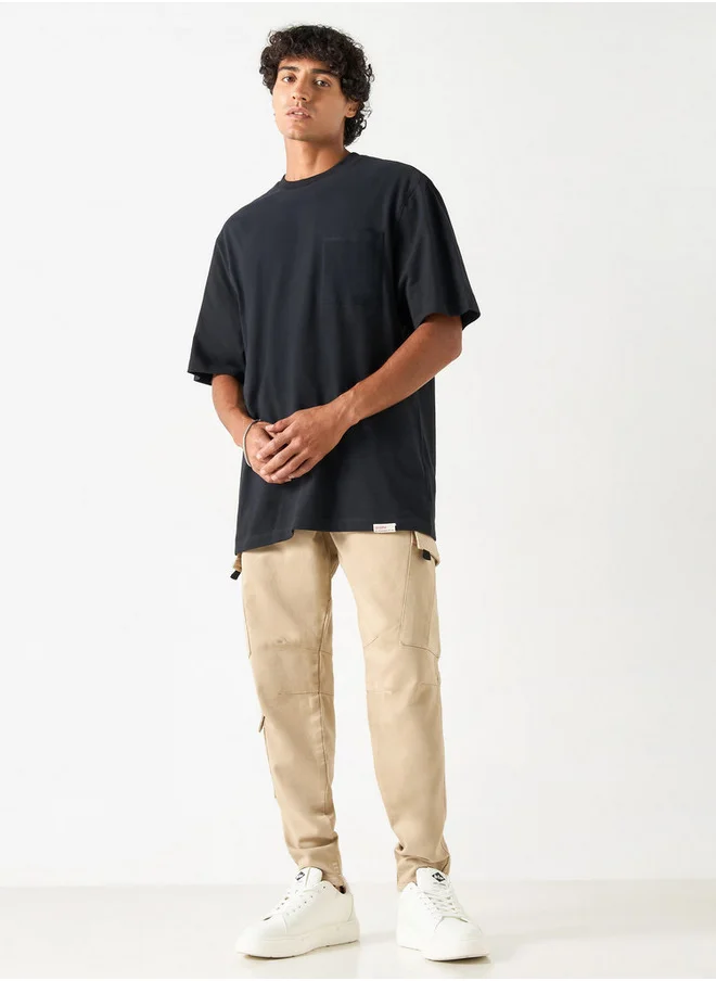 Lee Cooper Lee Cooper Crew Neck Regular Fit T-shirt with Chest Pocket
