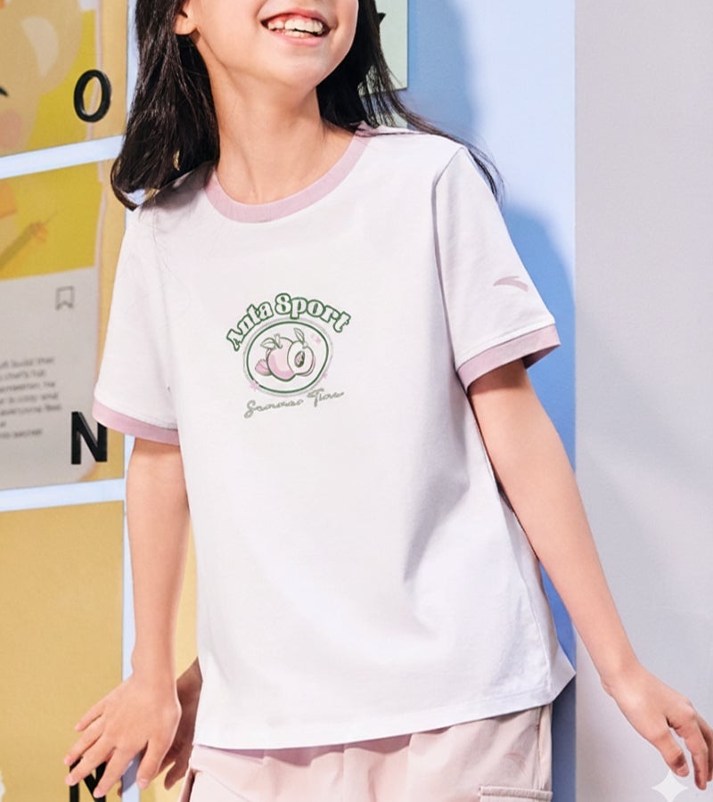 ANTA Kids Fruity Cotton Tee - Soft · Breathable · Gentle on Skin - Image 1