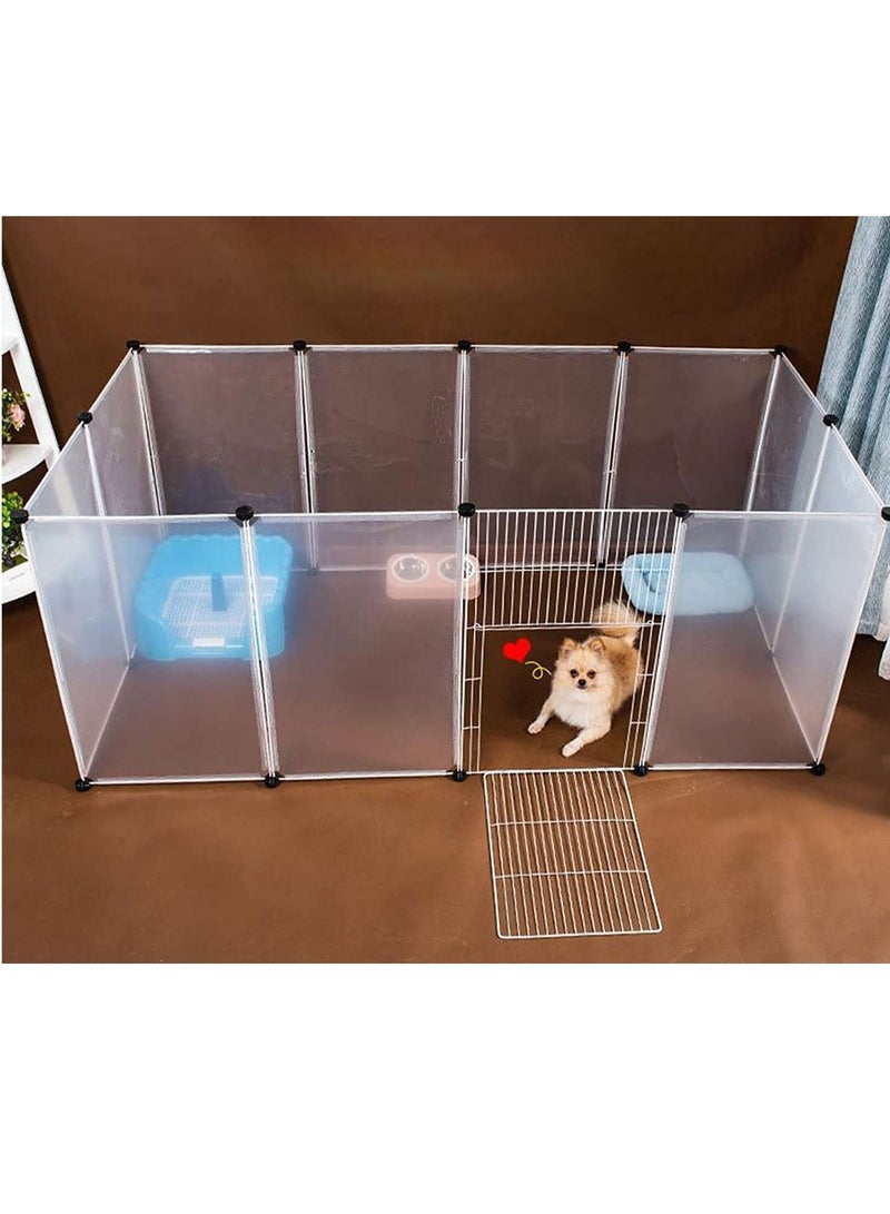 DubaiGallery DIY Large Cat Villa Home Pet Cage Anti-skip Cat Fence Plastic Home Cage - Image 1