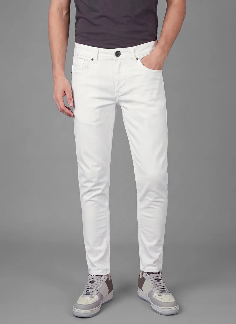 Men Cropped Jeans