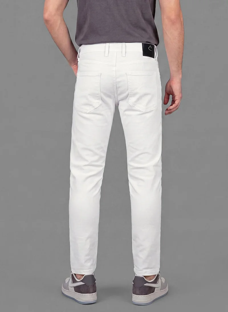 Being Human White Men Cropped Jeans for Men | Best Price UAE
