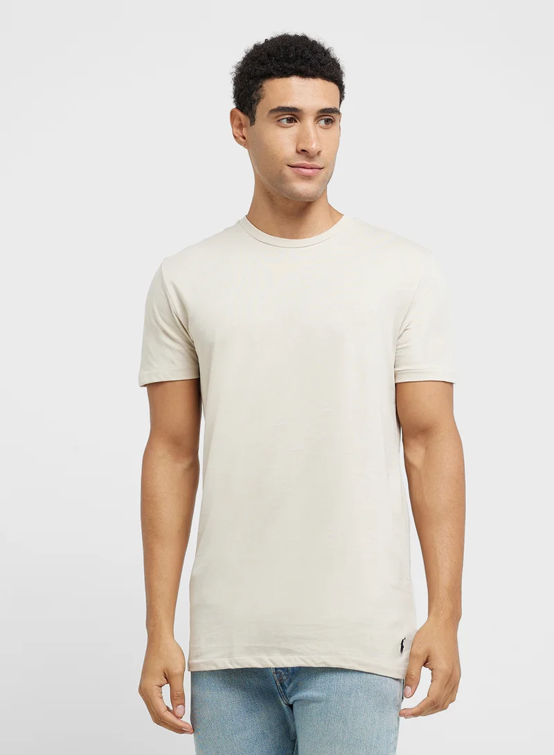 POLO RALPH LAUREN 3 Pack Assorted Crew Neck T-Shirt