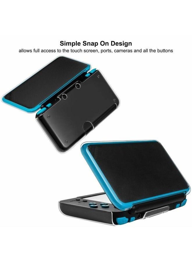 AFUNTA Hard Case for NEW Nintendo 2DS XL with 2 Packs Screen Protector, Anti-Scratch Crystal Clear Case, with 4 Pcs Tempered Glass Protective Films for Top and Bottom Screen - Image 5