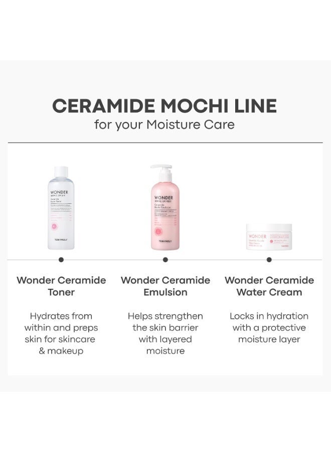 TONYMOLY Wonder Ceramide Mochi Toner 300ml Hydrating Facial Toner with Ceramides Hyaluronic Acid and Vitamin B - Image 3