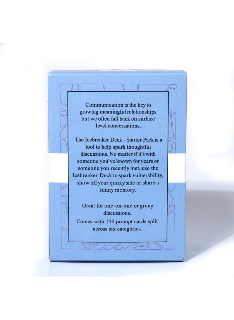 150 Prompts Card Games Ice Breaker A Tool For Breaking The Ice And Forgingmeaningful Relationships