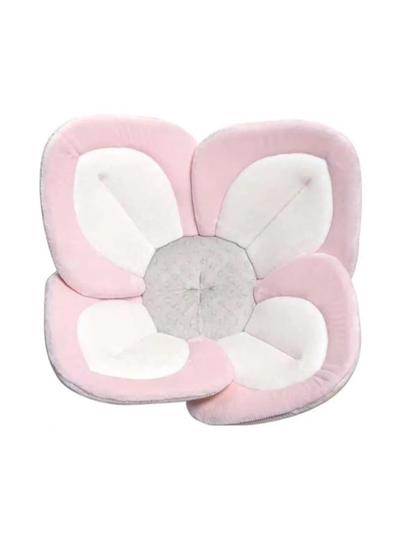 Buna Baby Bath Lotus Cushion Sink Bather Petal Newborn Bathtub Mat Bathing Tub Seat Support Lounger Flower Bathing Pad Non-Slip Safety Sink Insert Tub - Image 1