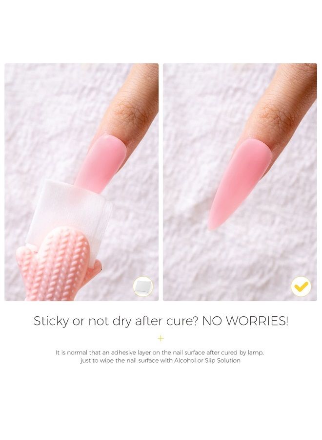 BURANO 5 in 1 Builder Base Gel 0.5 oz, Builder Gel for Nails Hard Gel Nail Extension Quick Building Gel, Builder Gel in a Bottle for Nail Pro & Beginner (HotPink) - Image 5