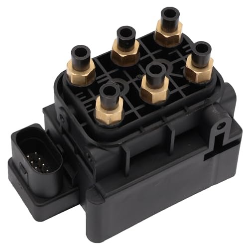 E-Shin Air Suspension Control Solenoid Valve Compatible with Jeep Grand Cherokee Audi Q7 Vw Touareg Porsche Cayenne Panamera Macan Tesla Model S Volvo XC60 XC90 Air Supply Distribution 7L0698014 - Image 1