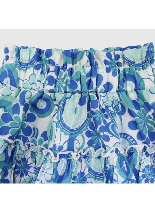 Generic - Blue Ruffled Skirt - Image 1