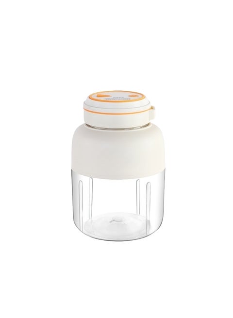 Portable Smoothie Blender, 1300ml Personal Mixer Juicer Machine for Shakes, Rechargeable Juice Maker for Ice & Frozen Fruits with Clip & Straw, Travel Blenders with Strap