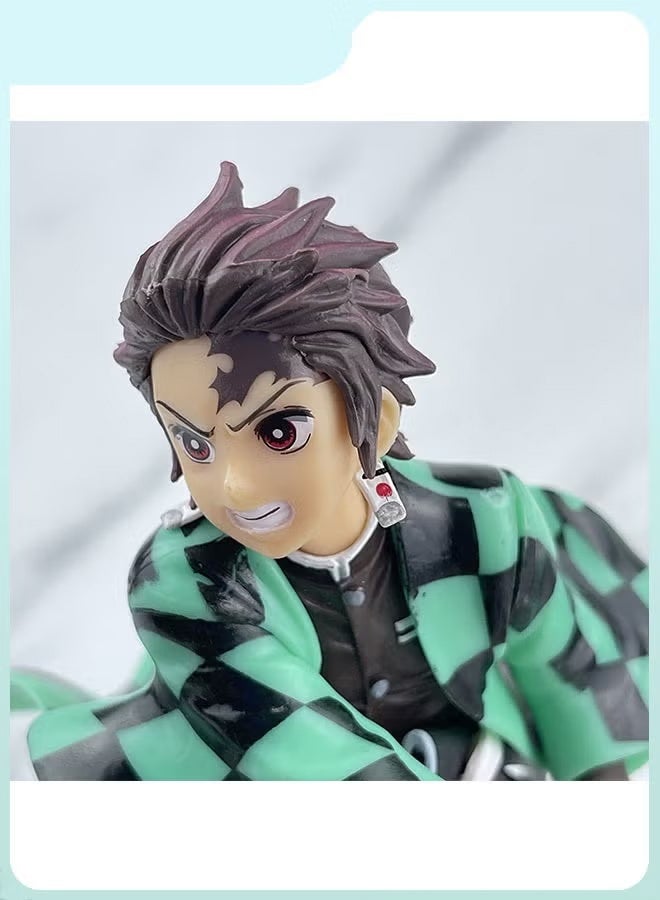 Halamodo Battle Form Tanjirou Kamado Handmade Model, Desk Decoration Toy 18  cm - Image 2