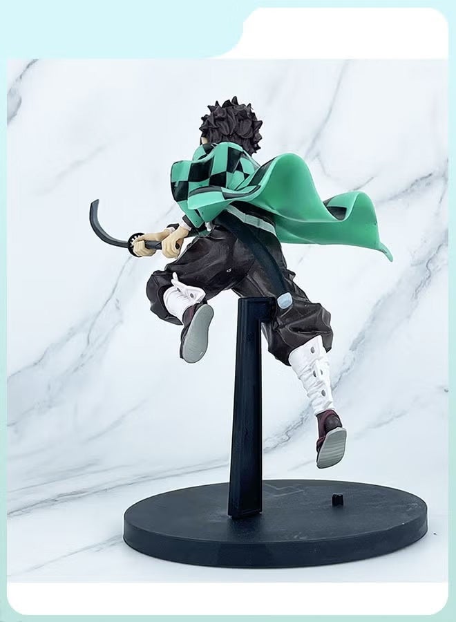 Halamodo Battle Form Tanjirou Kamado Handmade Model, Desk Decoration Toy 18  cm - Image 5