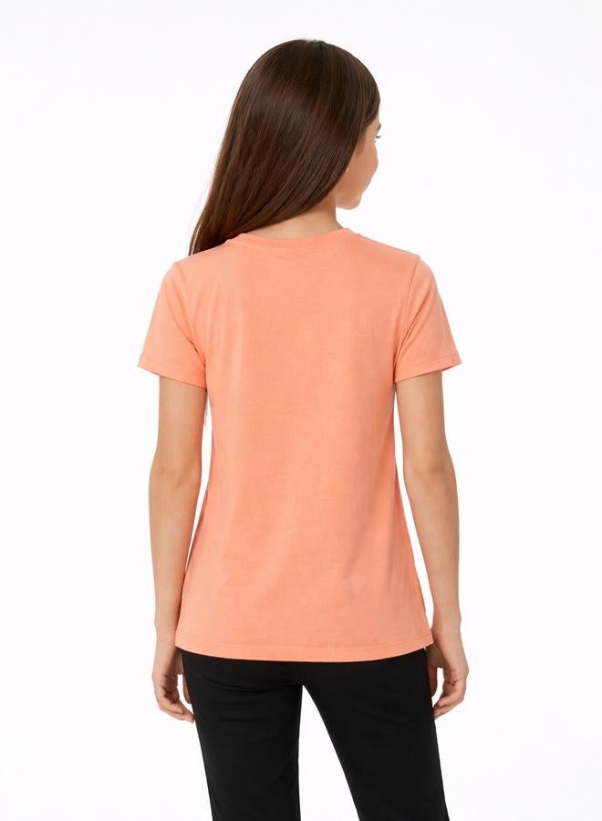 Polo Play Teen Girls Logo Print Cotton T-Shirt - Image 3