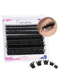 crislashes Lash Clusters Diy Eyelash Extensions 96Pcs Eyelash Clusters Mix816Mm Wispy Cluster Lashes D Curl Soft Eye Lash Clusters Reusable Individual Lashes For Self Application (Wispy02816)  - Image 1