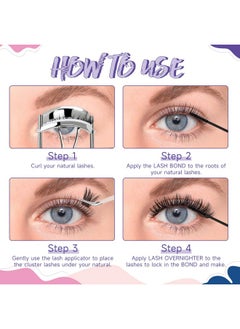 crislashes Lash Clusters Diy Eyelash Extensions 96Pcs Eyelash Clusters Mix816Mm Wispy Cluster Lashes D Curl Soft Eye Lash Clusters Reusable Individual Lashes For Self Application (Wispy02816)  - Image 4