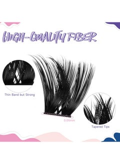 crislashes Lash Clusters Diy Eyelash Extensions 96Pcs Eyelash Clusters Mix816Mm Wispy Cluster Lashes D Curl Soft Eye Lash Clusters Reusable Individual Lashes For Self Application (Wispy02816)  - Image 2