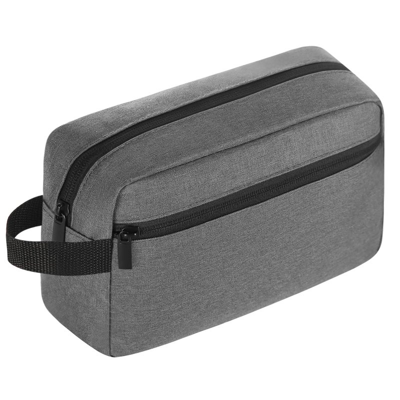 Icramsy Travel Toiletry Bag Toiletry Bag For Women Men Hanging Cosmetic Bag Travel Accessories For Women Men (Grey) - Image 1