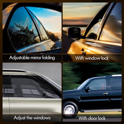 ASOPARTS 15883319 Master Power Window Switch & Black Bezel Assembly with Folding Mirror Switch Fit for 2003-2006 Chevy Silverado Avalanche Suburban Tahoe, GMC Sierra Yukon, Escalade, Hummer H2 920-022 - Image 2