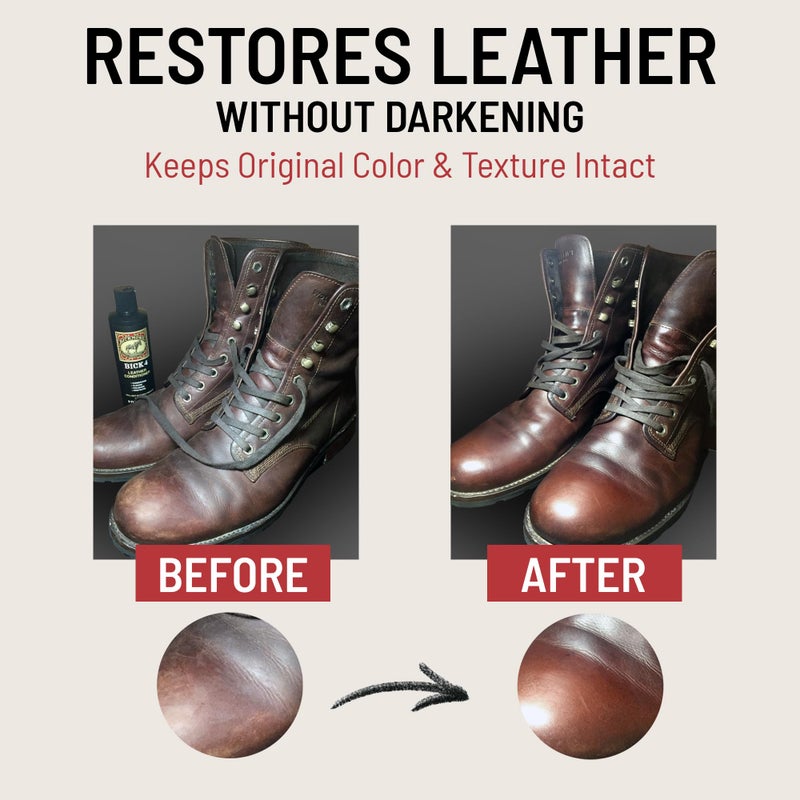 Bickmore بيك موري بيك 4 مكيف جلدي ومنظف جلدي 16 أونصة - لن يغمق الجلد - آمن لجميع الملابس الجلدية، الأثاث، السترات، الأحذية، داخل السيارات، الحقائب وجميع الملحقات الجلدية الأخرى - Image 5